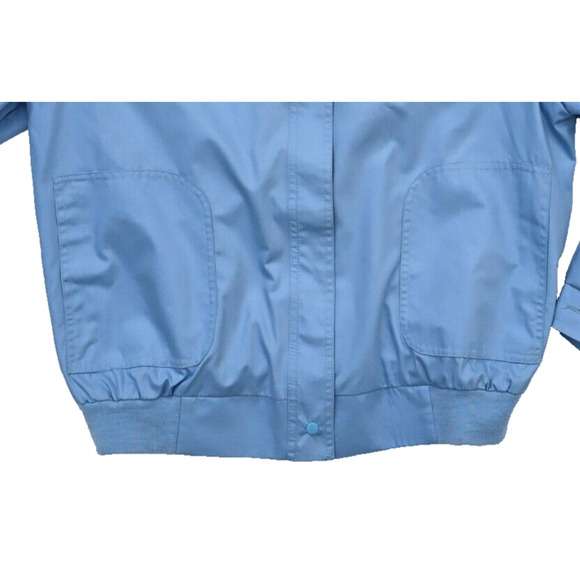 VTG Carriage Court Womens Light Blue Large Full Zip Jacket With Removable Collar - Picture 3 of 7